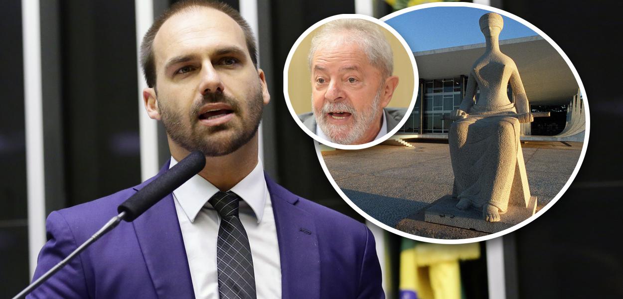 Eduardo Bolsonaro tenta intimidar STF e fala em convulsão social se Lula for solto