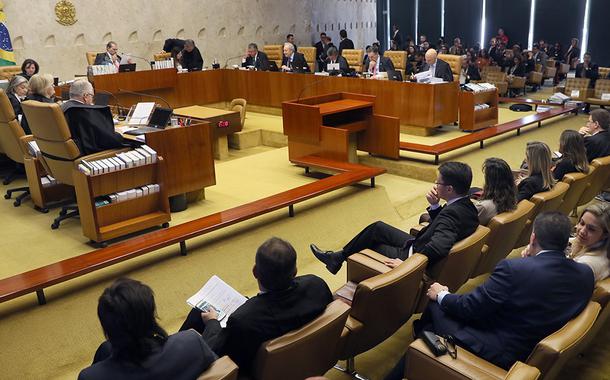 Sessão do STF.