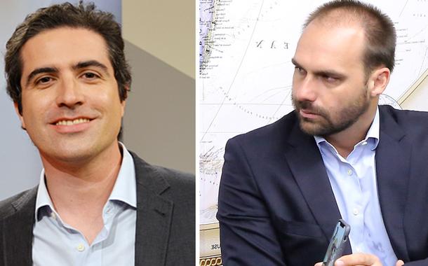 Bernardo Mello Franco e Eduardo Bolsonaro