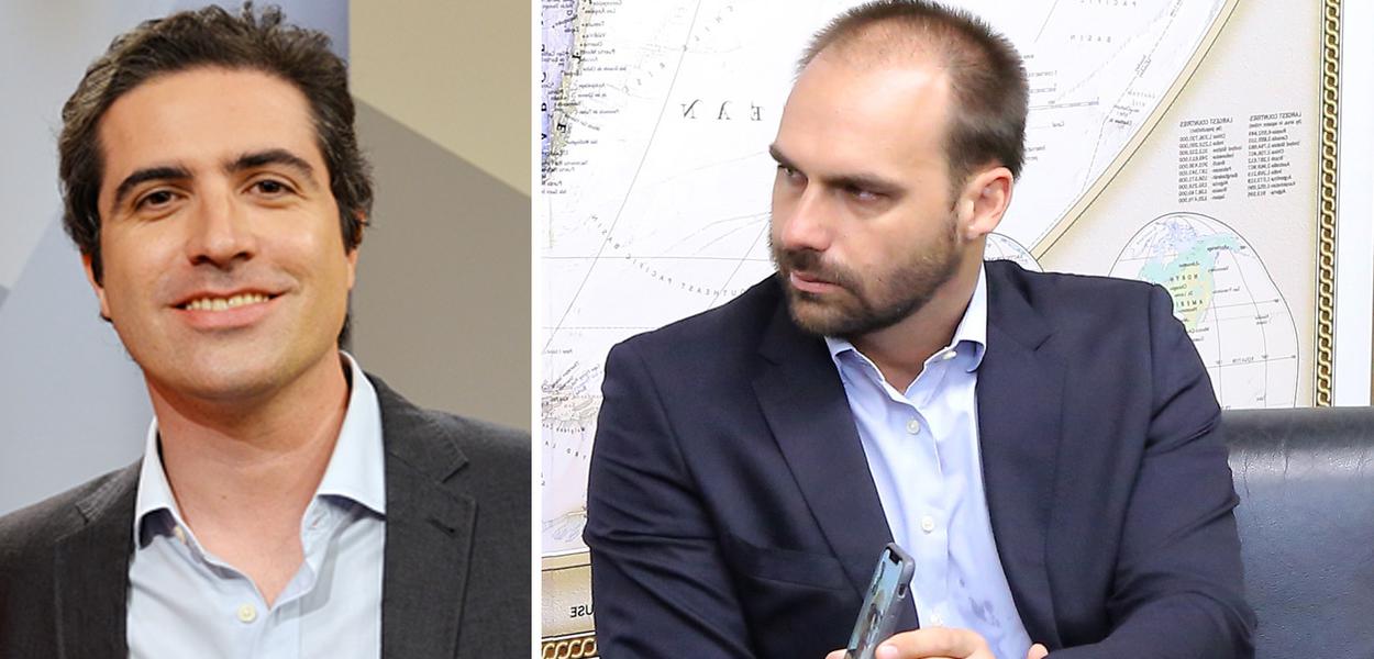 Bernardo Mello Franco e Eduardo Bolsonaro