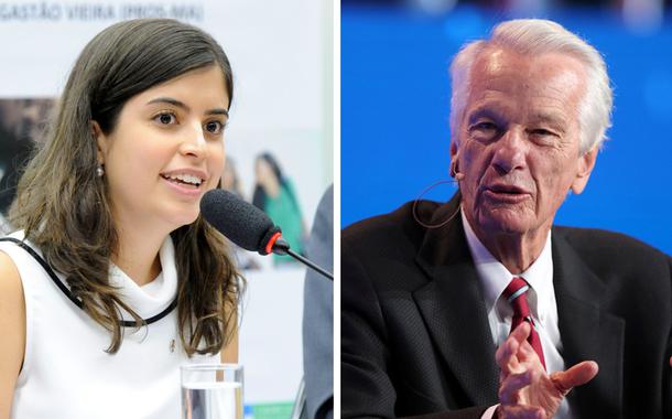Tabata Amaral e Jorge Paulo Lemann