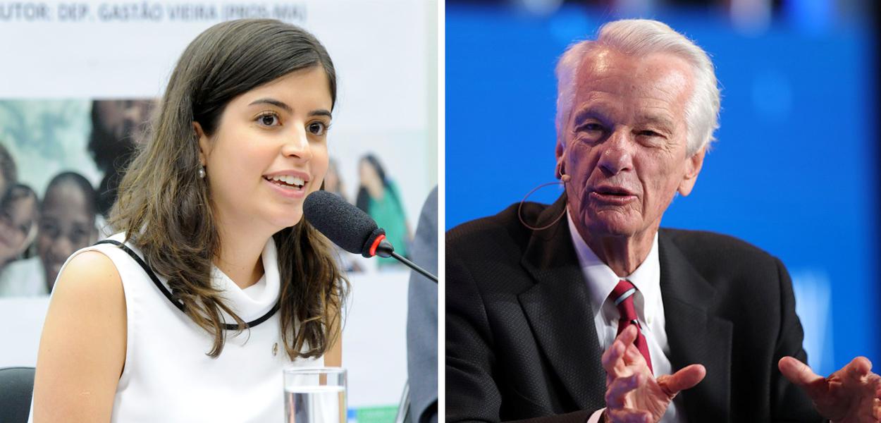 Tabata Amaral e Jorge Paulo Lemann