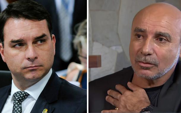 Flávio Bolsonaro e Fabrício Queiroz