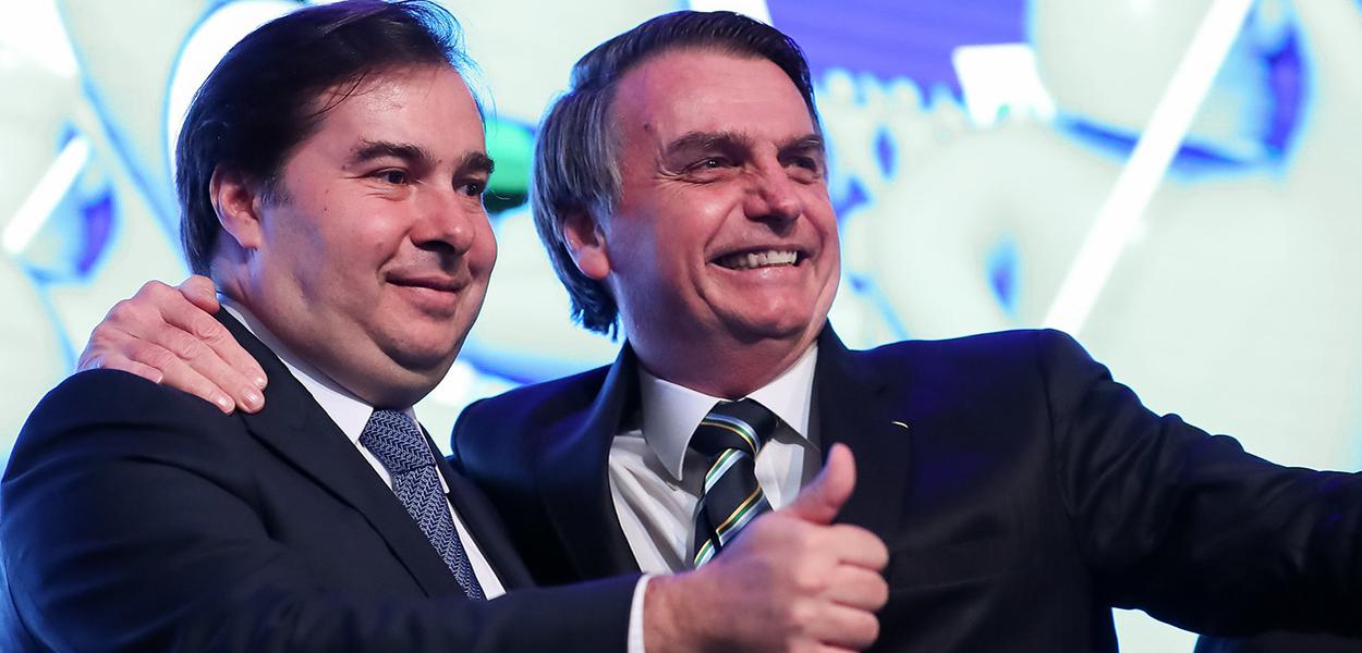 Presidente da Câmara dos Deputados, Rodrigo Maia, Presidente da República, Jair Bolsonaro.