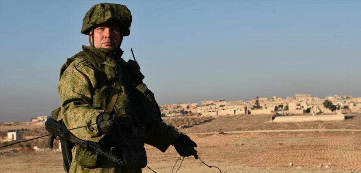 Soldado russo na Siria