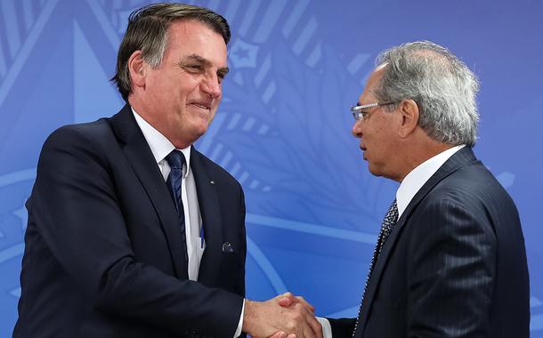 Jair Bolsonaro e Paulo Guedes