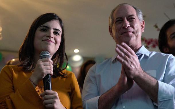 Tabata Amaral e Ciro Gomes