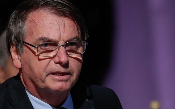 Presidente Jair Bolsonaro em cerimônia