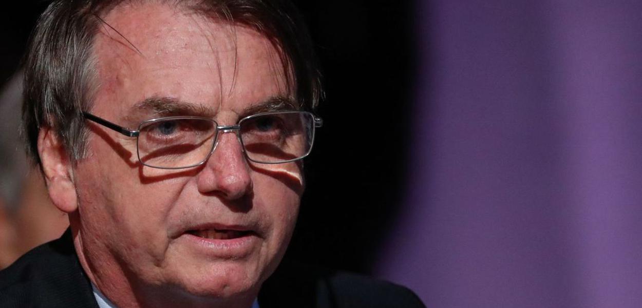 Presidente Jair Bolsonaro em cerimônia