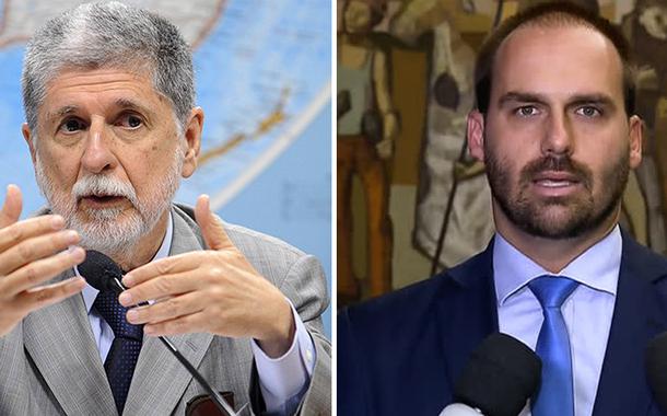 Celso Amorim e Eduardo Bolsonaro