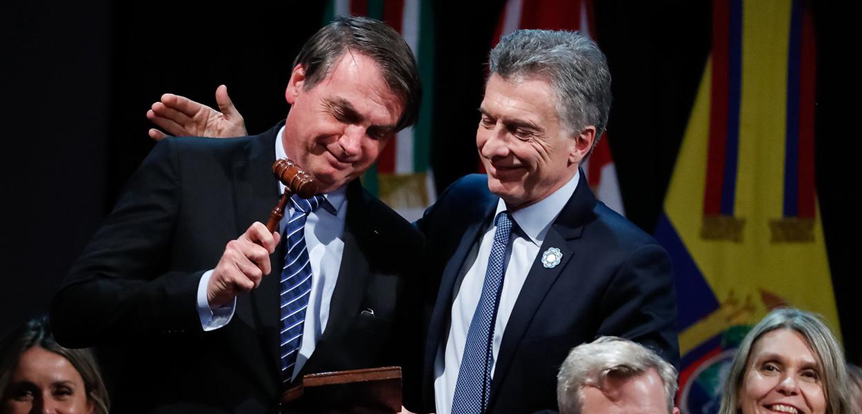 Passagem da presidência pro tempore do Mercosul para o Brasil.