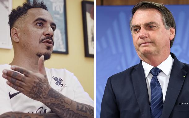 Marcelo D2 e Jair Bolsonaro
