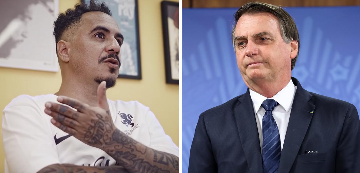 Marcelo D2 e Jair Bolsonaro