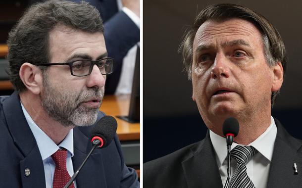 Marcelo Freixo e Jair Bolsonaro