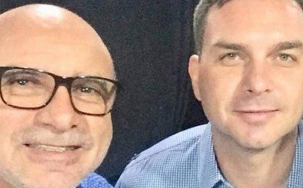 Fabrício Queiroz e Flavio Bolsonaro