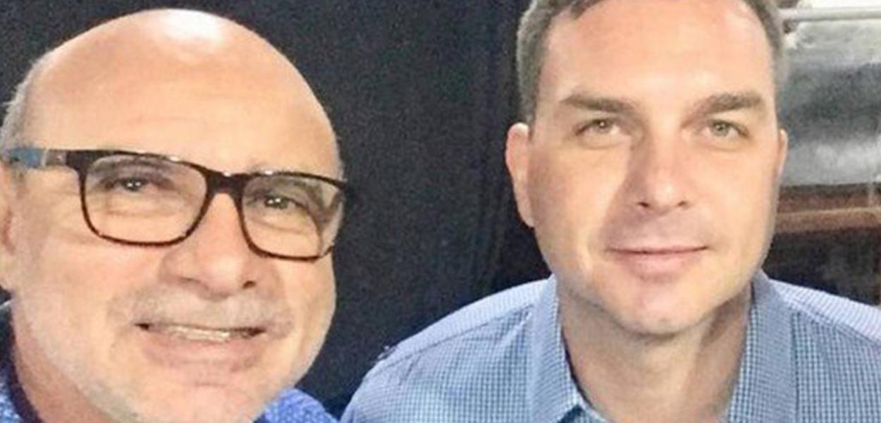 Fabrício Queiroz e Flavio Bolsonaro