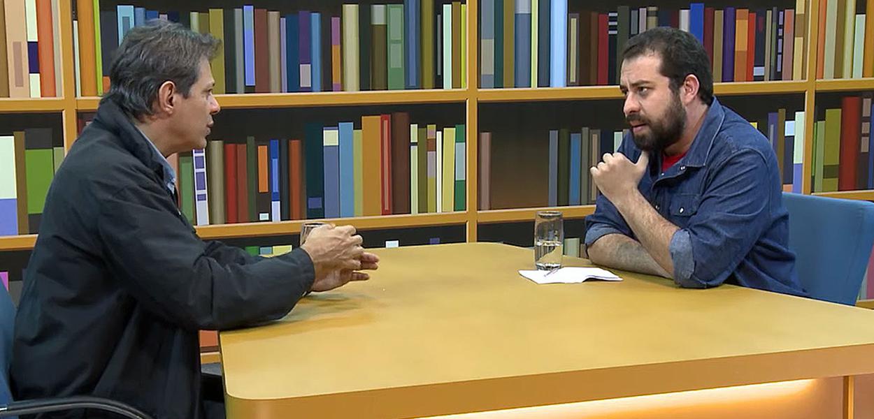 Fernando Haddad e Guilherme Boulos