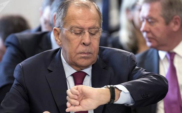 Ministro das Relações Exteriores da Rússia, Sergei Lavrov.