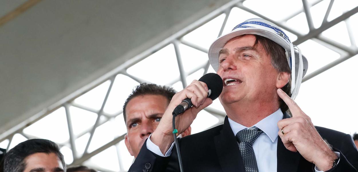 Presidente da República, Jair Bolsonaro fala ao povo.