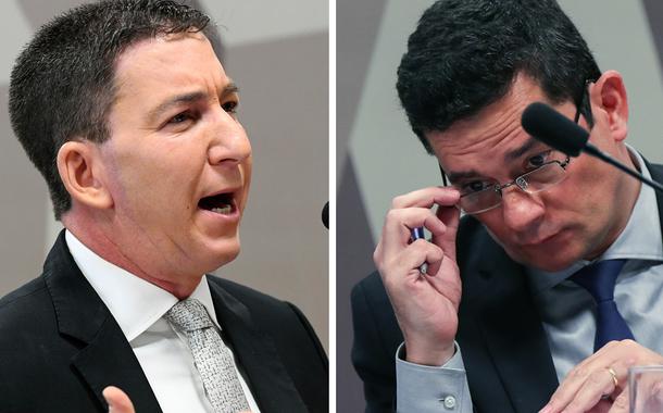 Glenn Greenwald e Sergio Moro