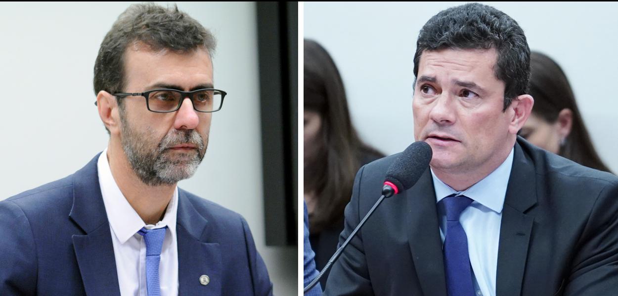 Marcelo Freixo e Sergio Moro
