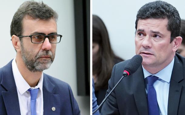 Marcelo Freixo e Sergio Moro