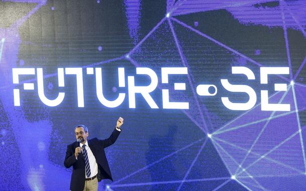 O ministro da Educação, Abraham Weintraub, durante apresentação do programa "Future-se"