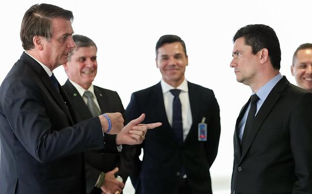 Jair Bolsonaro e Sergio Moro