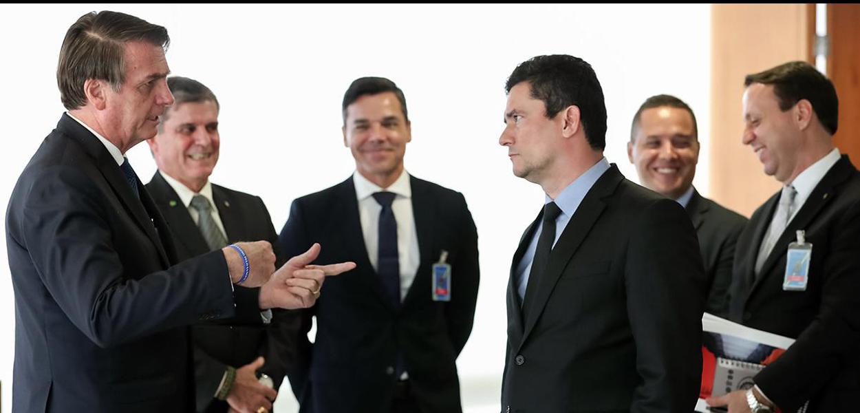 Jair Bolsonaro e Sergio Moro