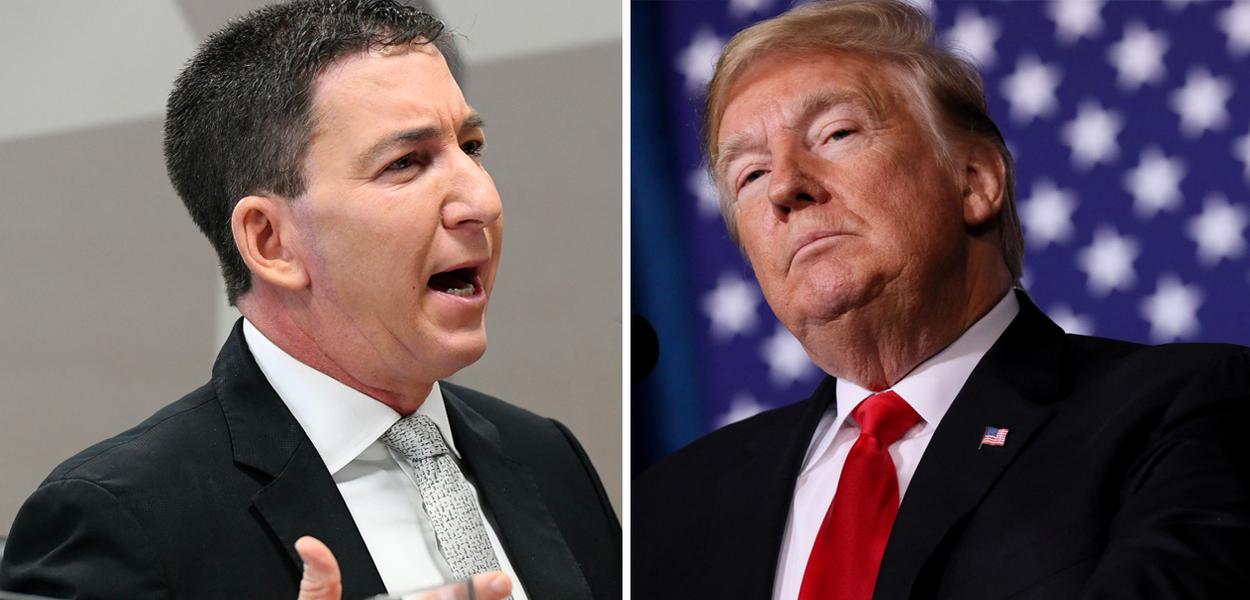 Glenn Greenwald e Donald Trump
