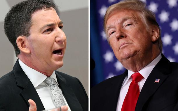 Glenn Greenwald e Donald Trump