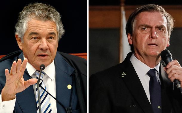 Marco Aurélio Mello e Jair Bolsonaro