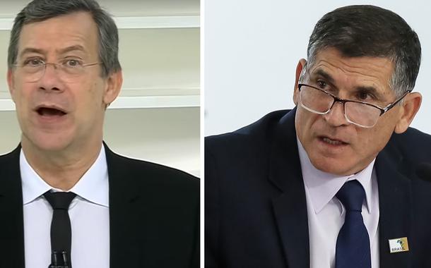 Ricardo Lessa e General Santos Cruz