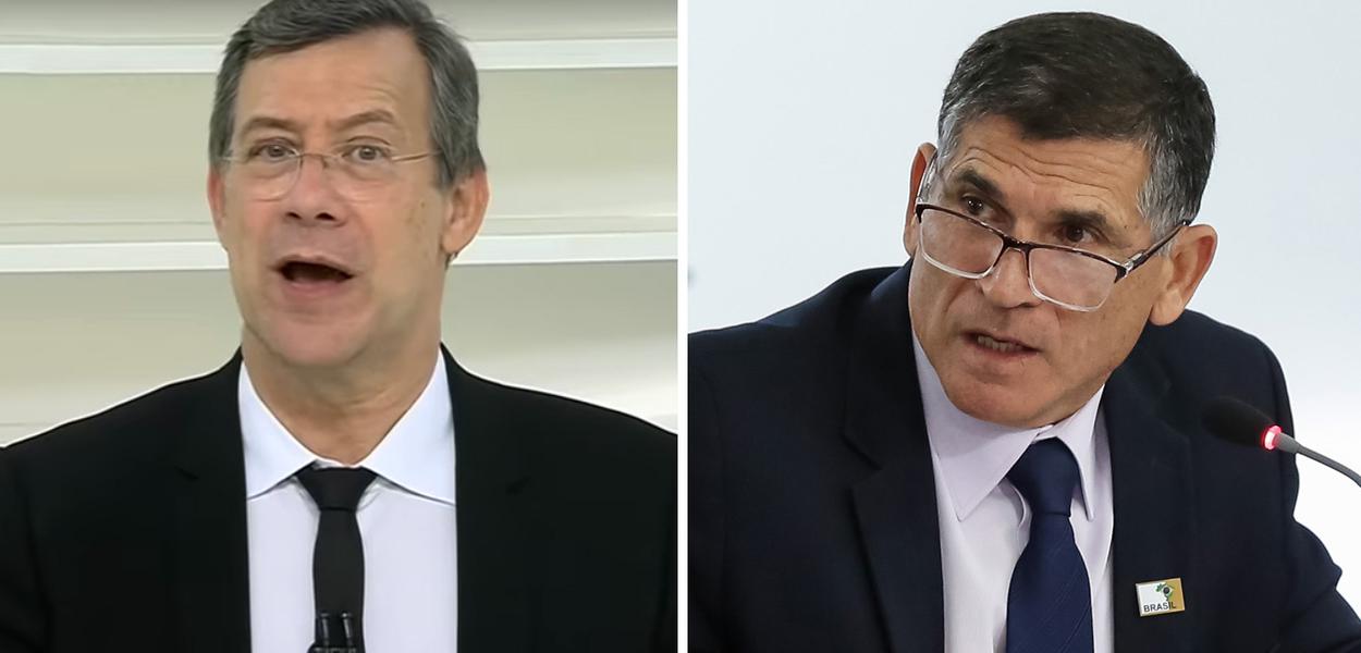 Ricardo Lessa e General Santos Cruz