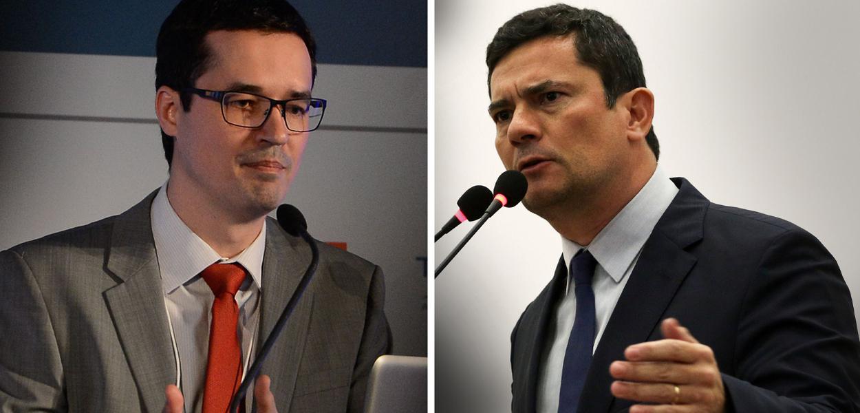 Deltan Dallagnol e Segio Moro