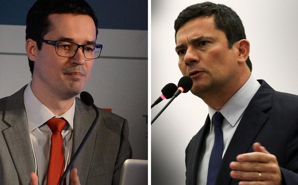 Deltan Dallagnol e Segio Moro