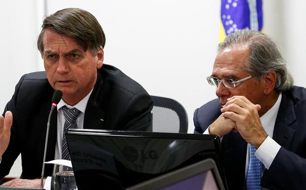 Jair Bolsonaro e Paulo Guedes