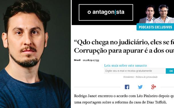 Leandro Demori do Intercept Brasil e site O Antagonista