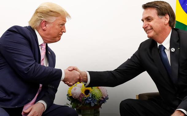Jair Bolsonaro, durante Reunião com Donald J. Trump