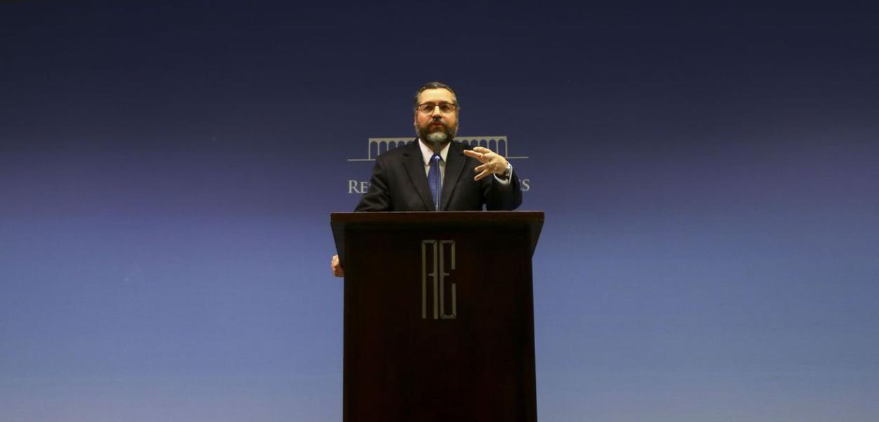 Brasilia - Ministro das Relações Exteriores, Ernesto Araújo.