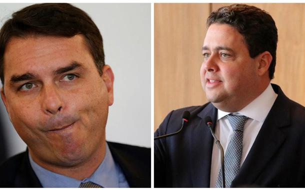 Flavio Bolsonaro e Felipe Santa Cruz