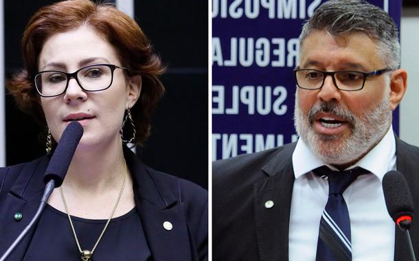 Carla Zambelli e Alexandre Frota