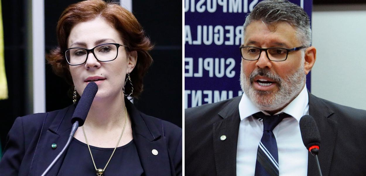Carla Zambelli e Alexandre Frota
