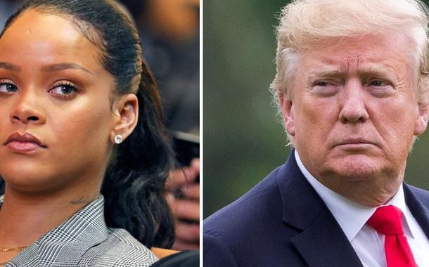 Cantora Rihanna e Donald Trump