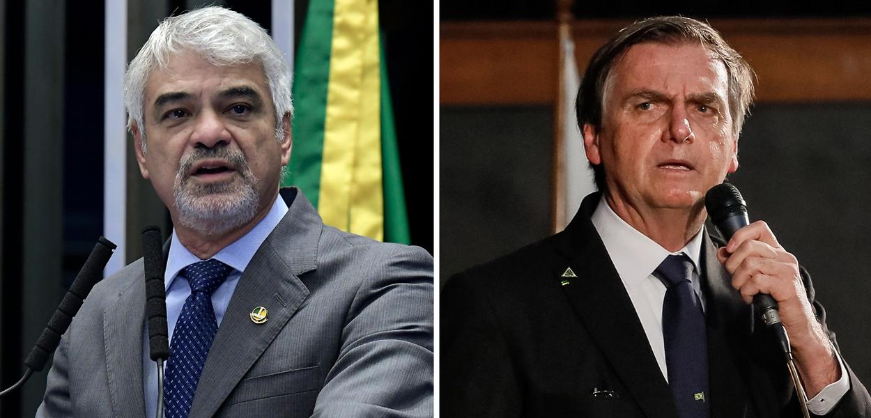 Humberto Costa e Jair Bolsonaro