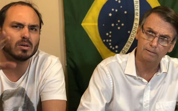 Carlos e Jair Bolsonaro