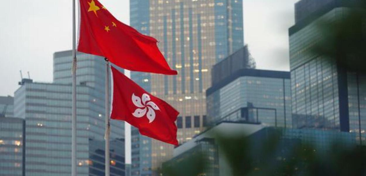 China e Hong Kong, bandeiras