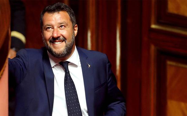 Matteo Salvini, líder da extrema direita italiana