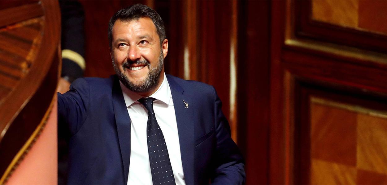 Matteo Salvini, líder da extrema direita italiana