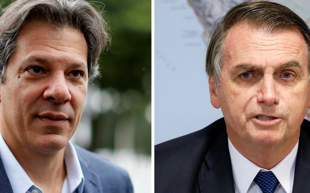 Fernando Haddad e Jair Bolsonaro